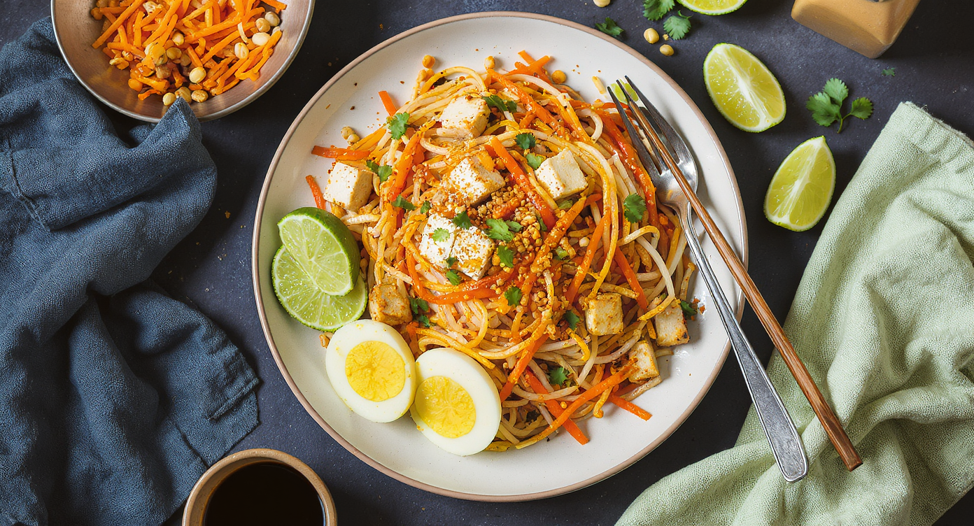 High Protein Pad Thai (50g Protein per Serving)