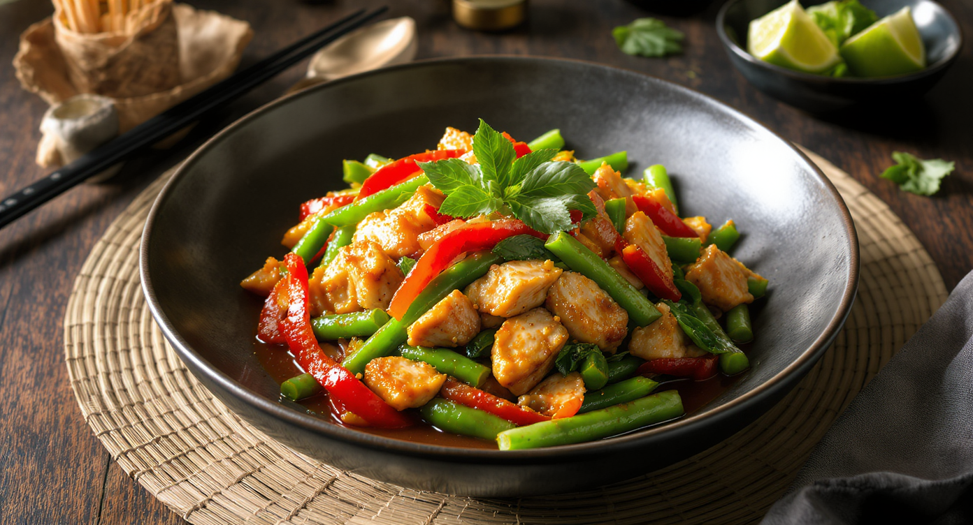 Thai Basil Chicken with Green Beans (Pok Pok-Inspired, High Protein)
