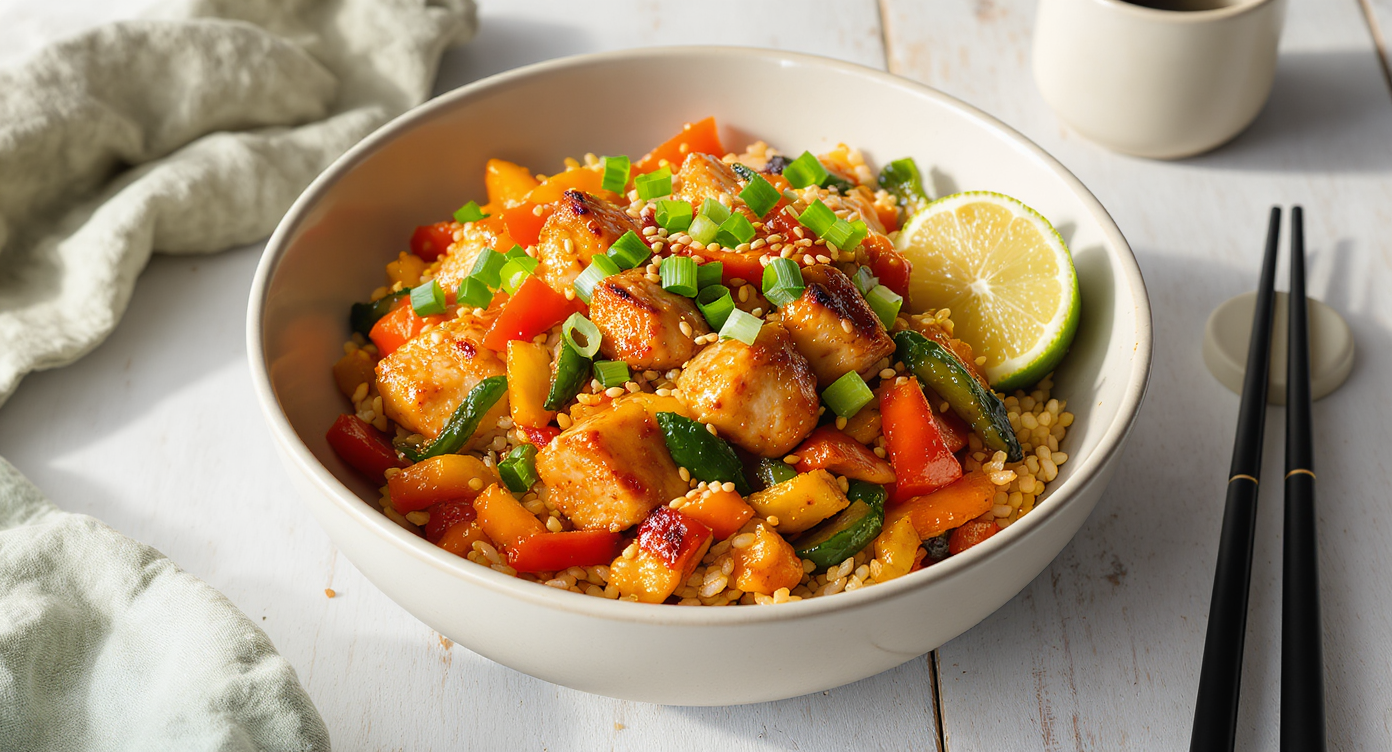Trader Joe’s Chicken & Veggie Stir Fry Bowl