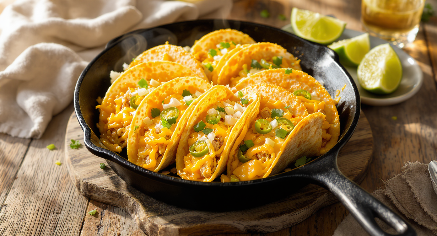Jalapeño Popper Skillet Tacos