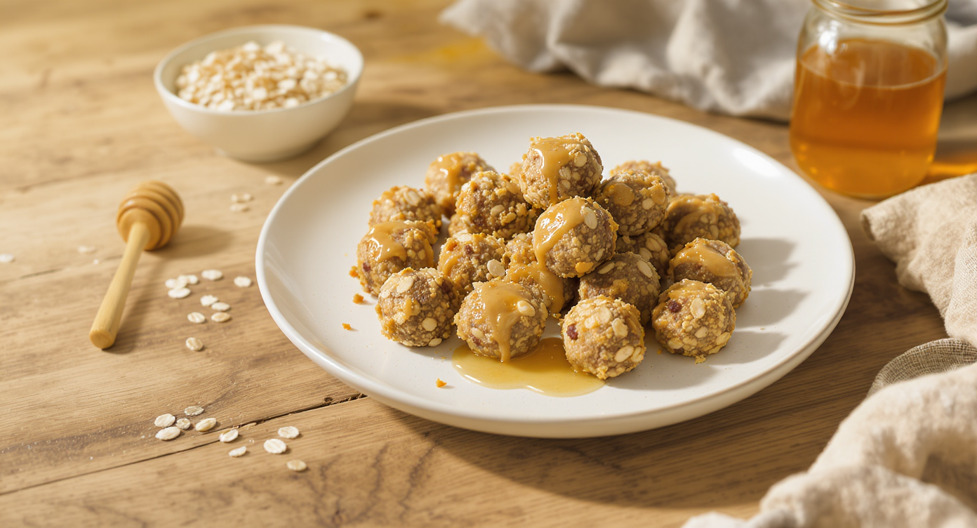 No-Bake Almond Oat Energy Bites