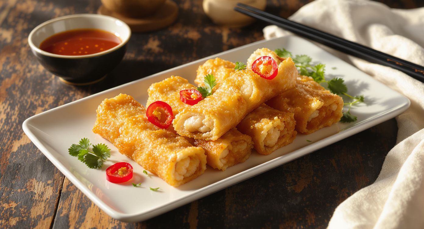 Hoi Jor (Thai-Chinese Crab Meat Rolls)
