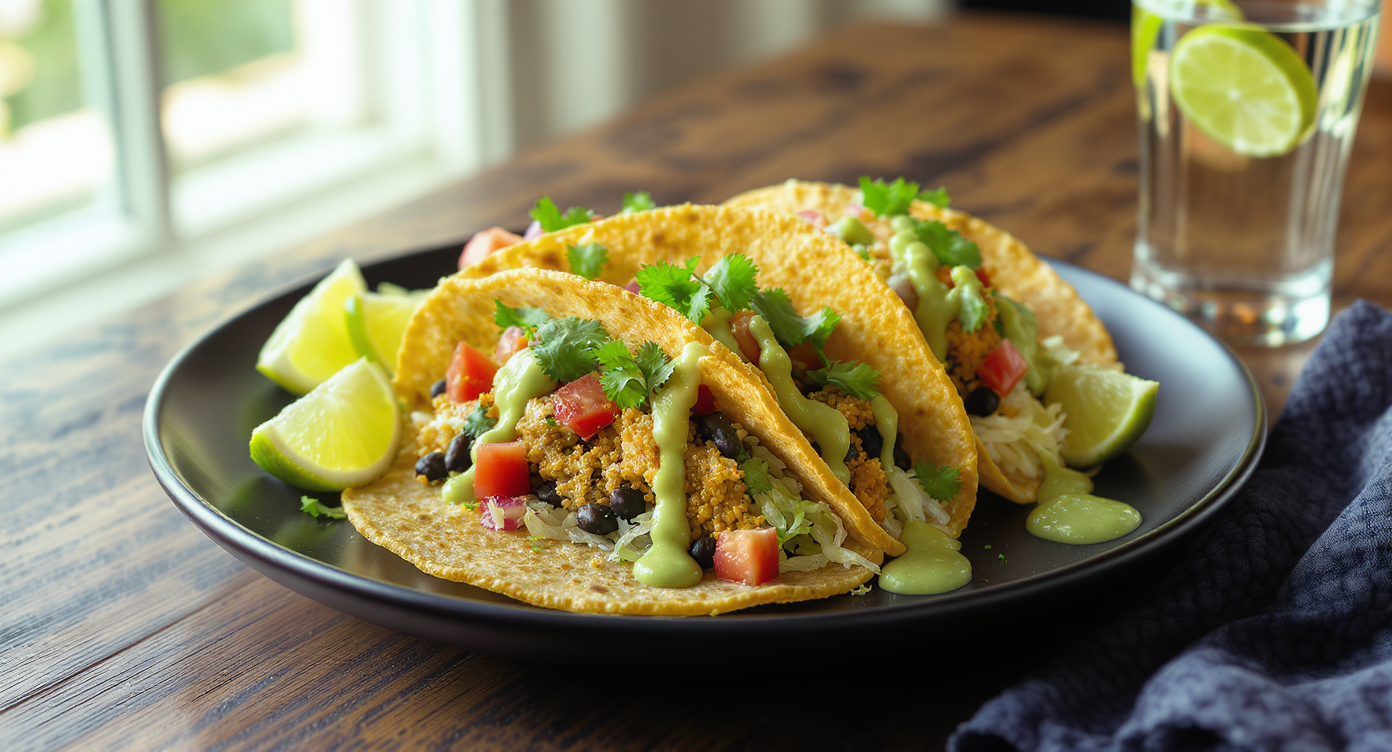 Rick Martinez Inspired Dairy-Free Taco Plate