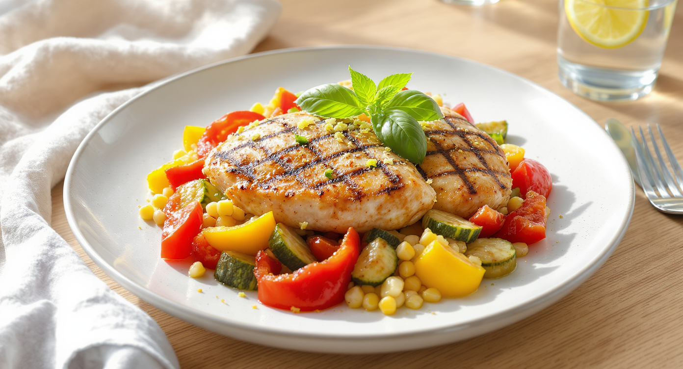 Summer Farmers Market Chicken & Vegetable Medley