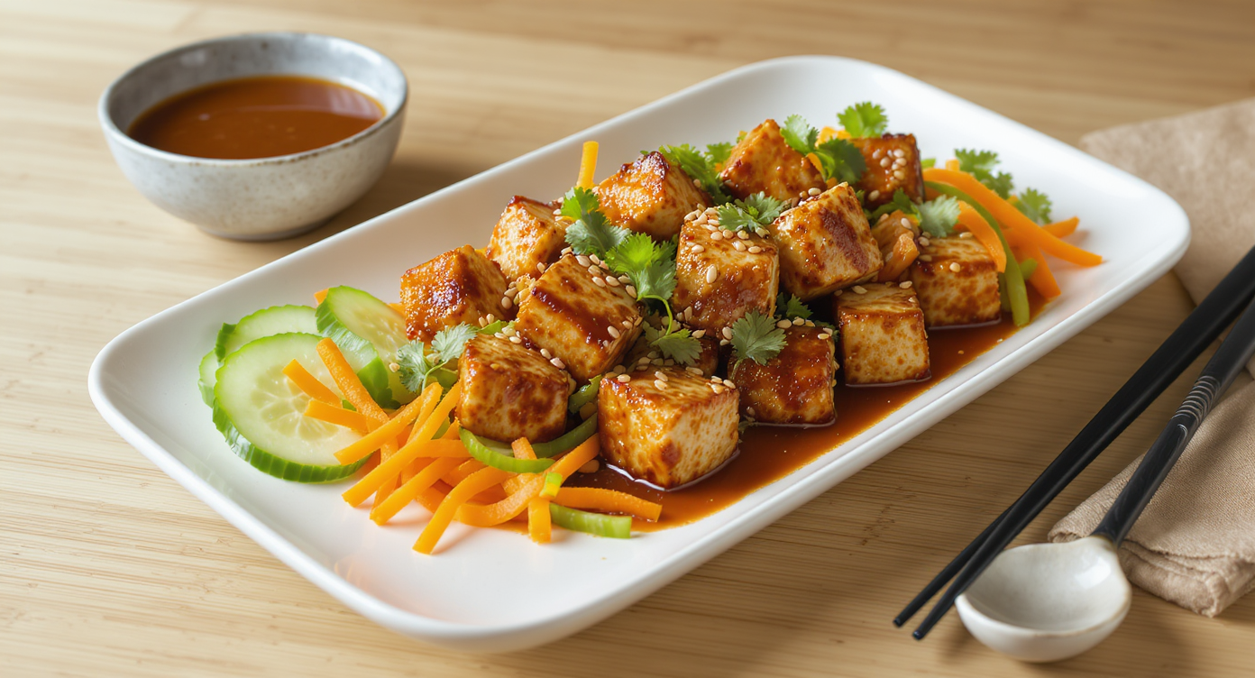 Vegan Sunflower Satay Tofu (Peanut-Free)