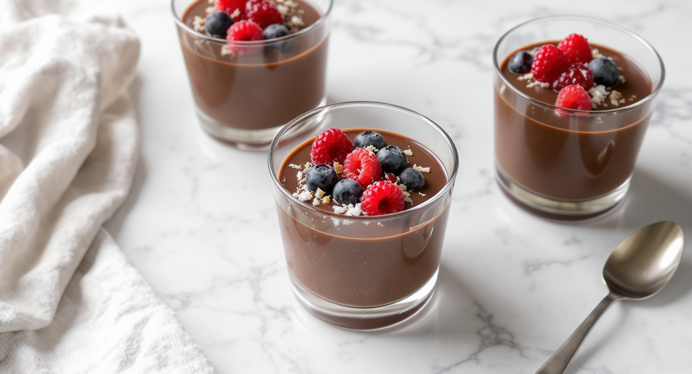 Chocolate Coconut Pudding (Gluten & Dairy Free)