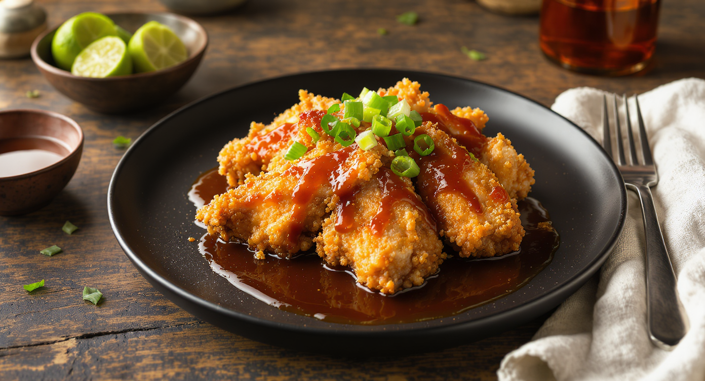 Filipino-American Fried Chicken Adobo