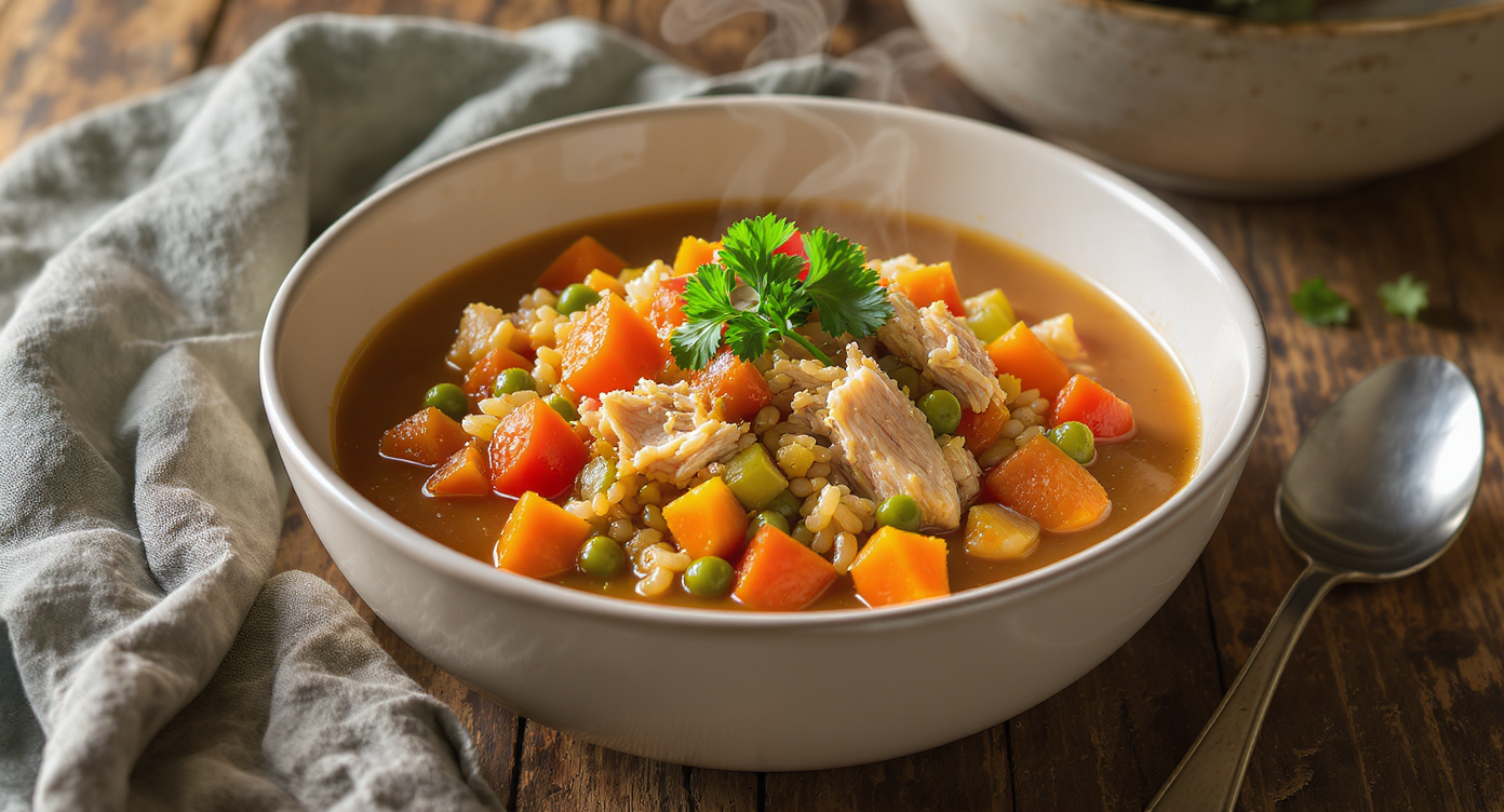 Slow Cooker Chicken & Veggie Stew