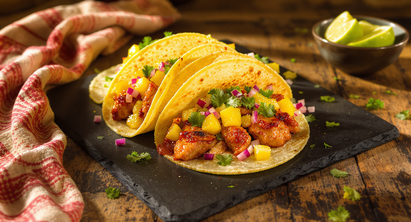 Easy Chicken Pastor Tacos