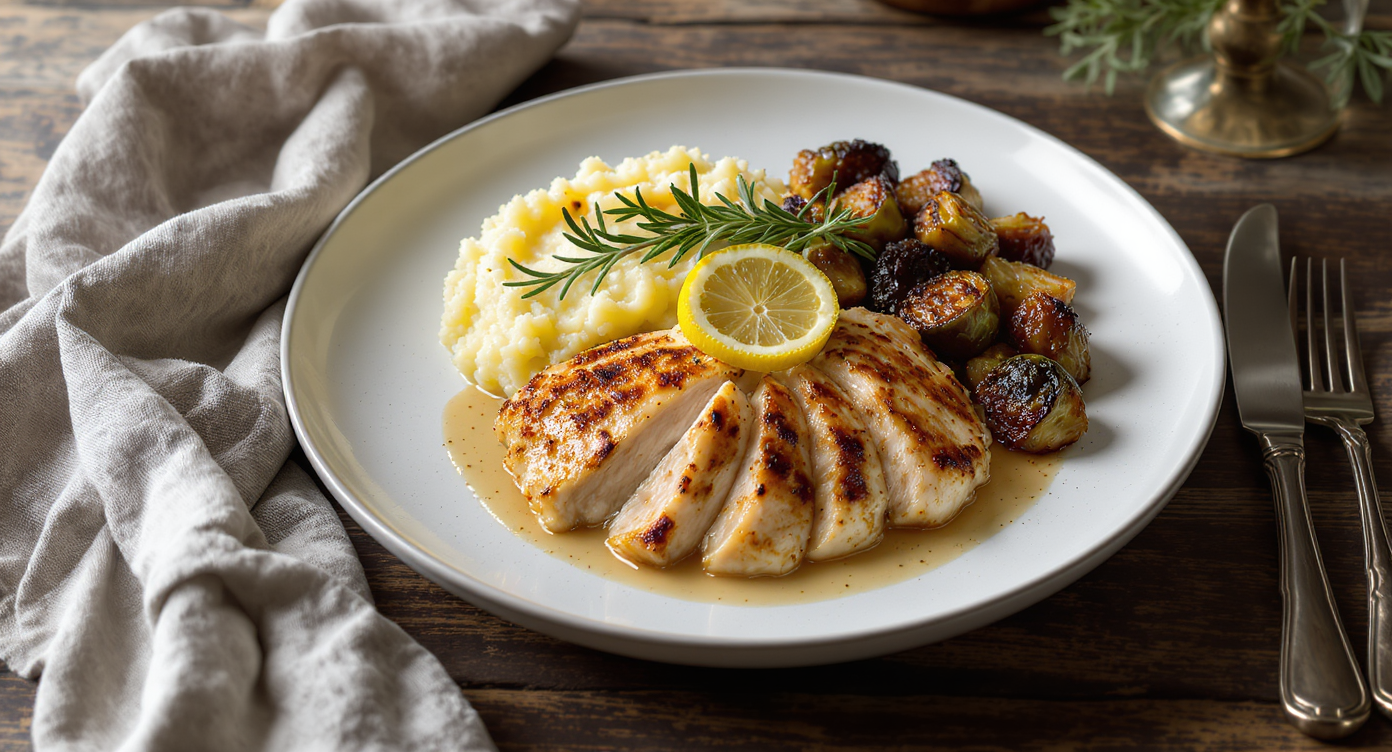 Lemon Rosemary Garlic Chicken Breasts