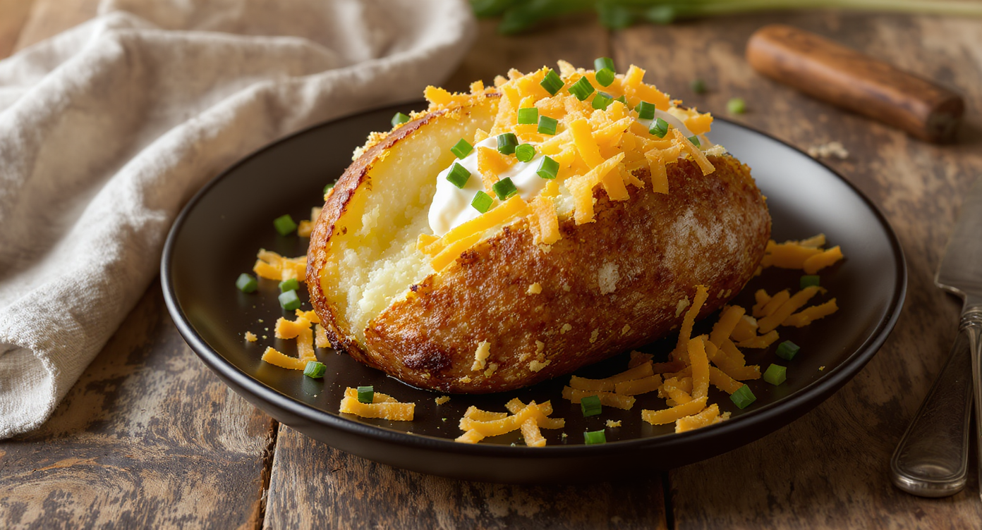Crispy Air Fryer Baked Potato