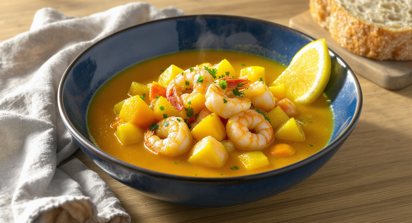 Shrimp and Salmon Bouillabaisse
