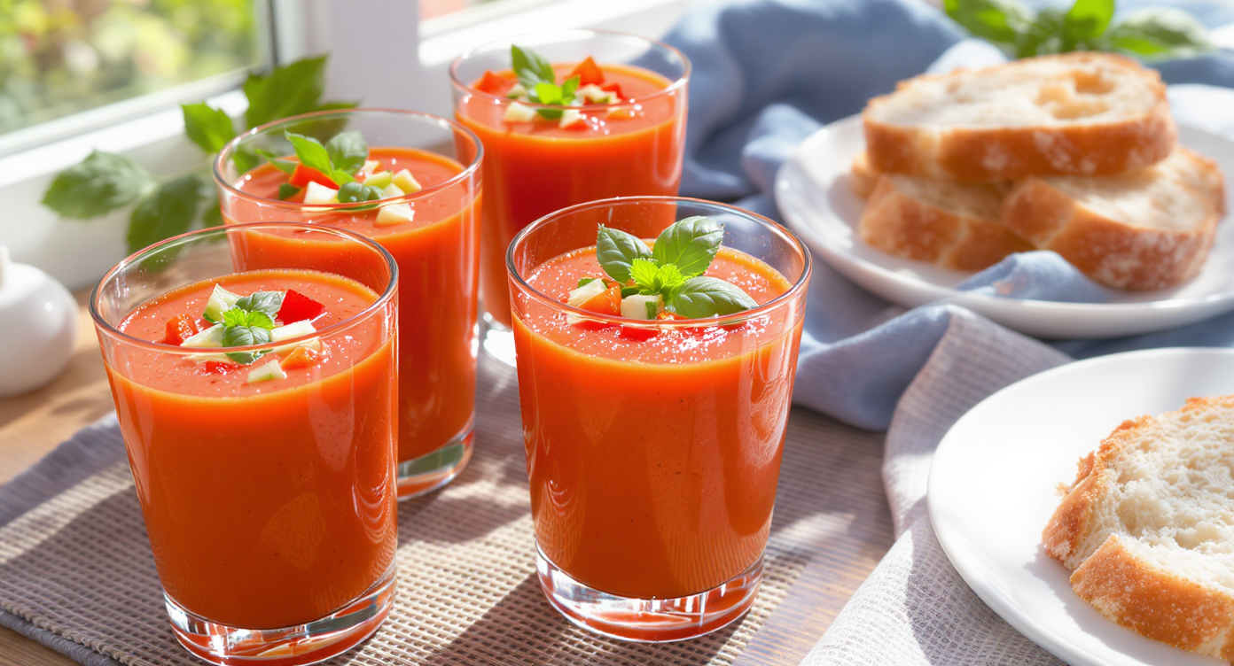 Cilantro-Free Classic Gazpacho for a Crowd