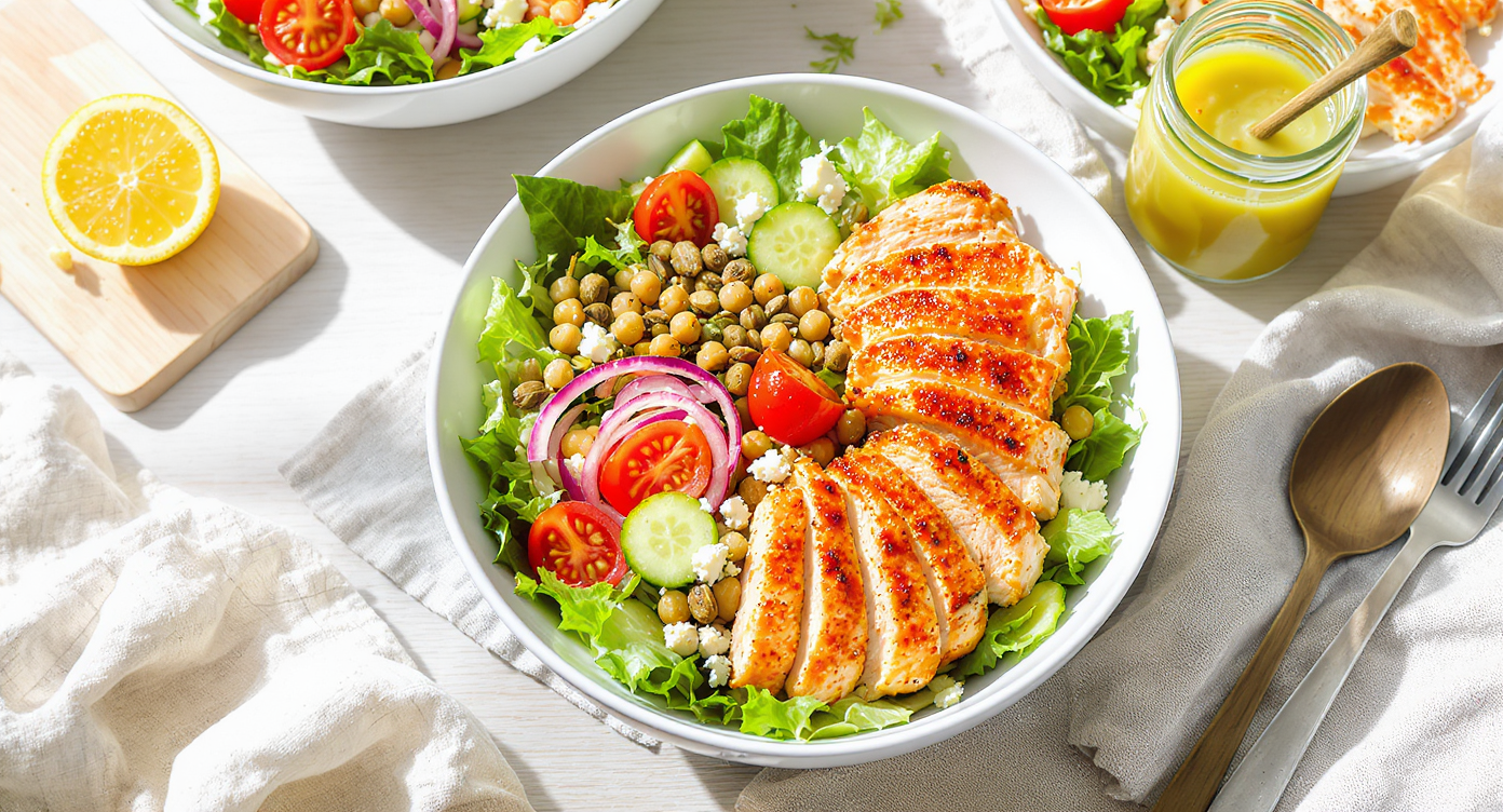 Flavor-Packed Chicken Salad Meal Prep Bowls