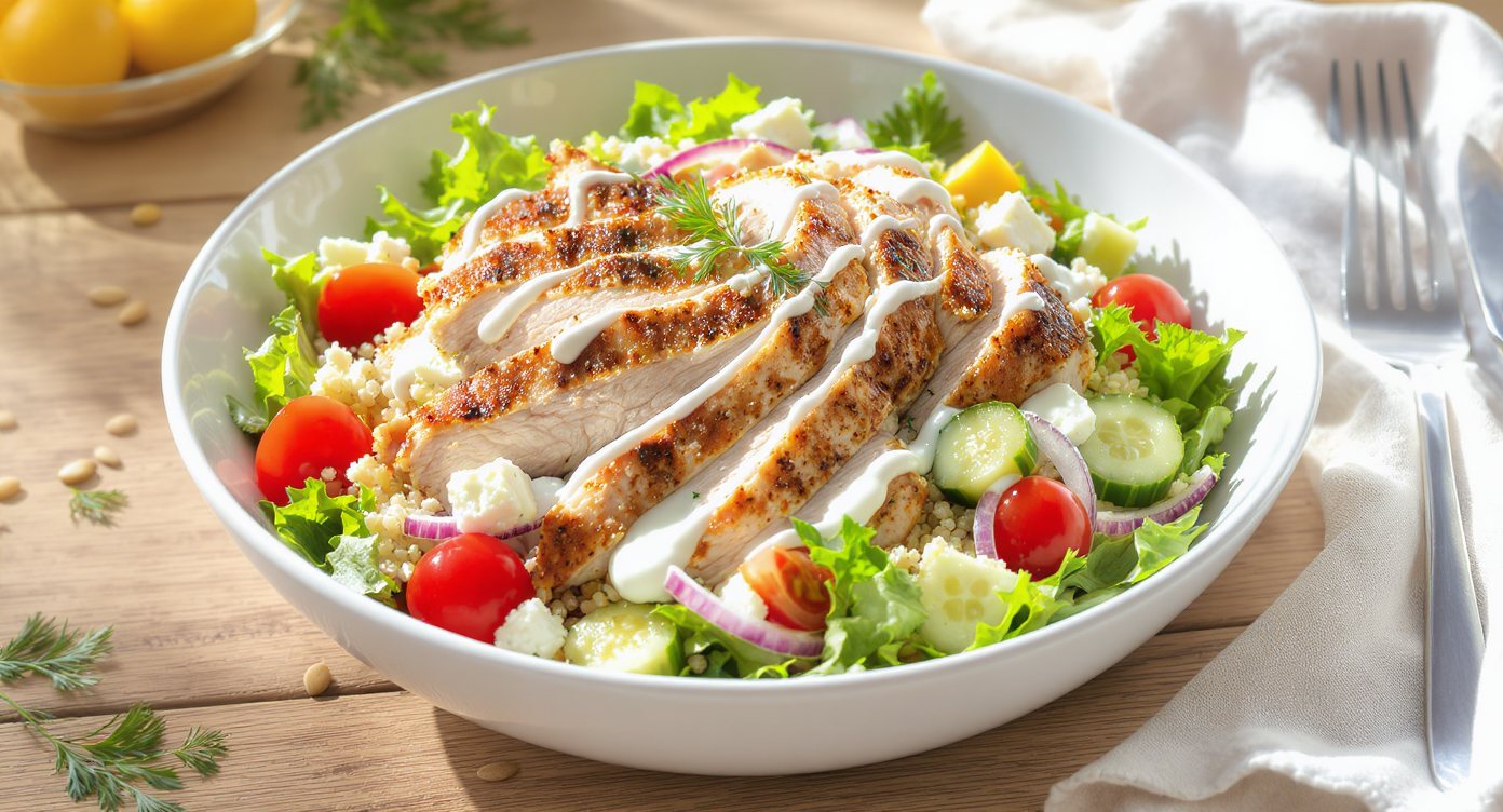 High-Protein Chicken & Quinoa Power Salad