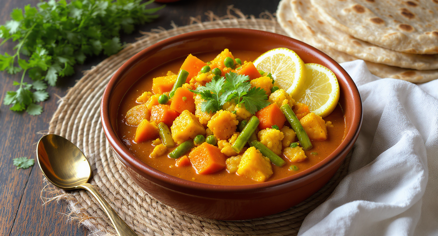 Indian Mixed Vegetable Curry