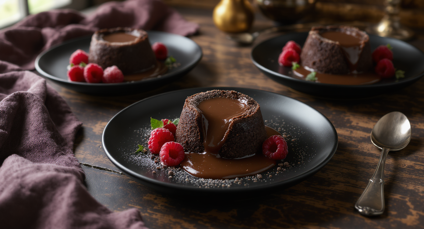 Jacques Torres-Inspired Molten Chocolate Cakes