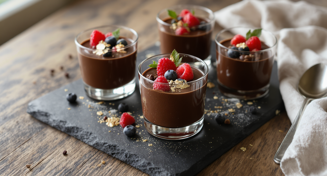 Jacques Torres-Inspired Silky Chocolate Mousse with Cocoa Nibs
