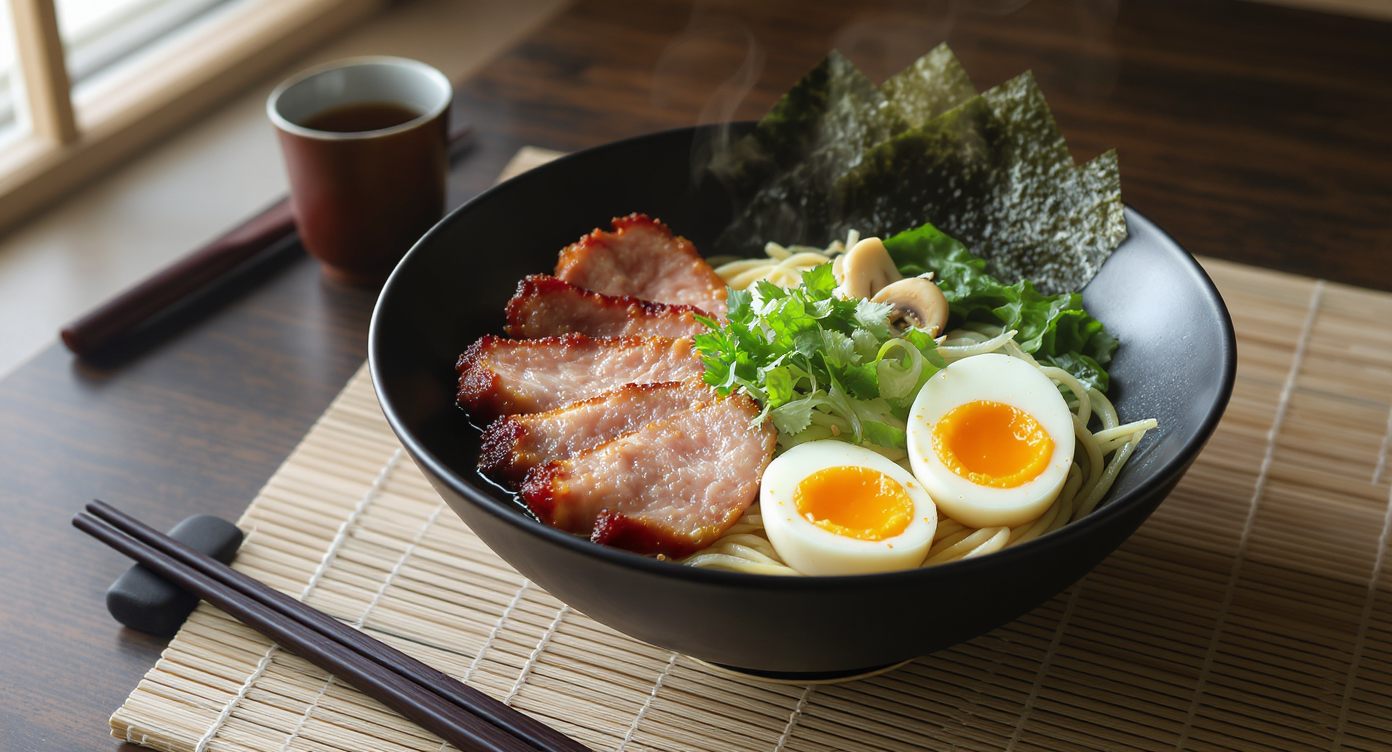 Ivan Orkin-Inspired Shoyu-Miso Ramen Bowl