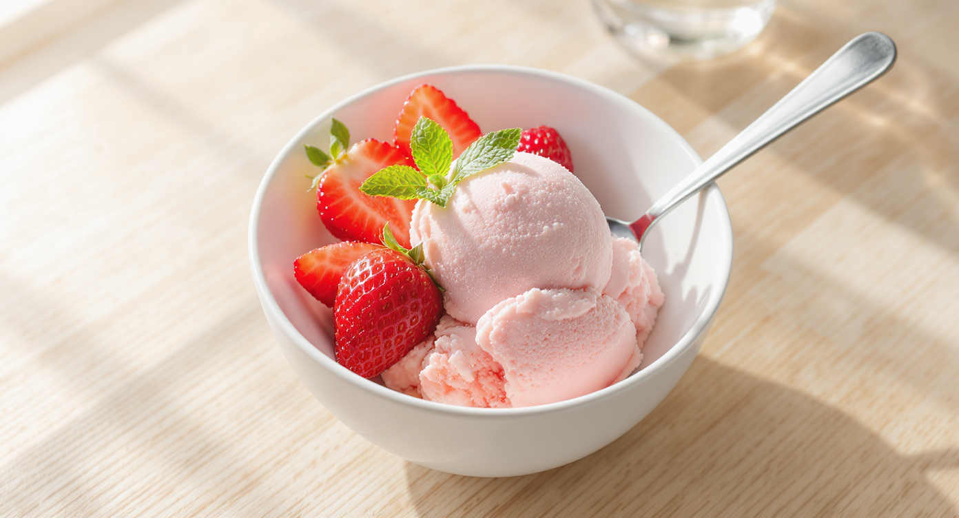 Strawberry Protein Cheesecake Creami