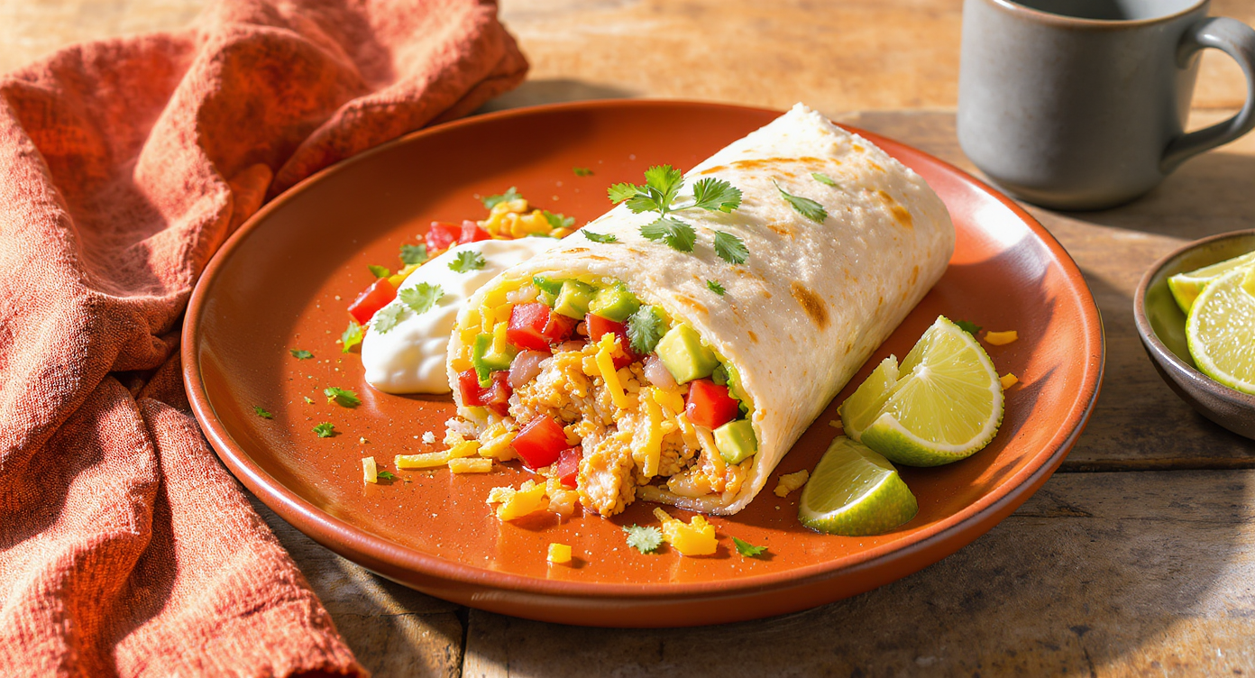 California-Style Chicken Burrito
