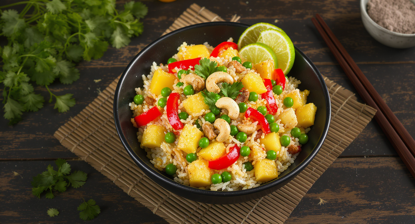 Thai Pineapple Fried Rice with Cashews