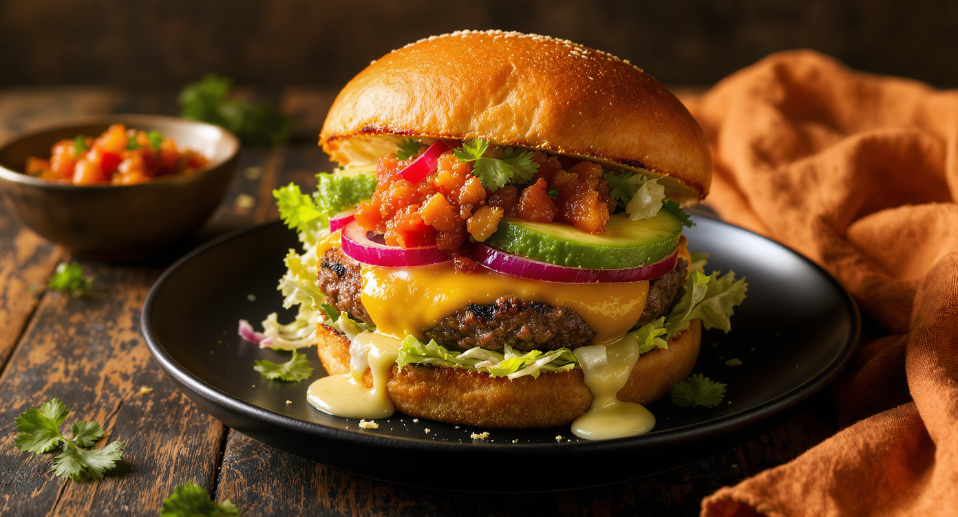 Mexican Asadero Burger
