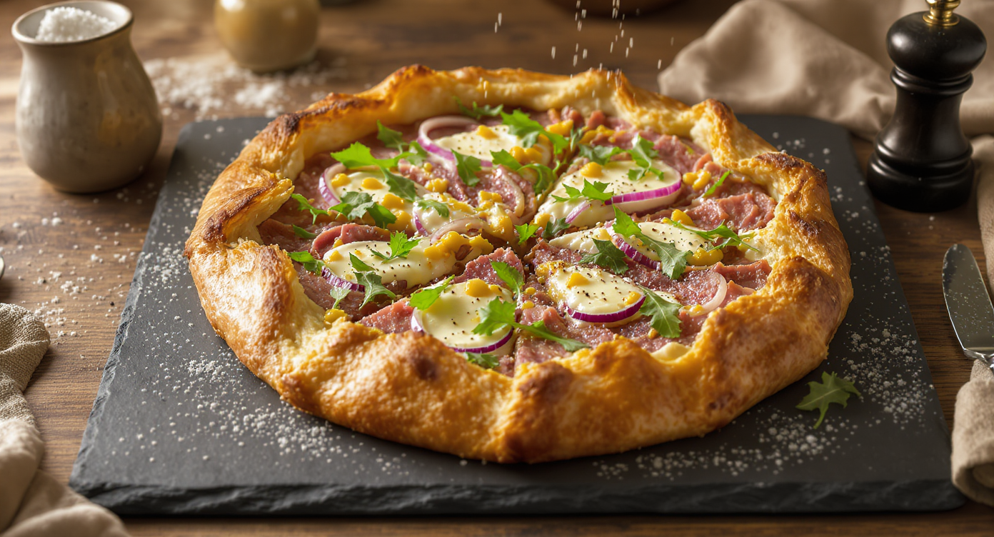 Roast Beef & Horseradish Cream Savory Galette