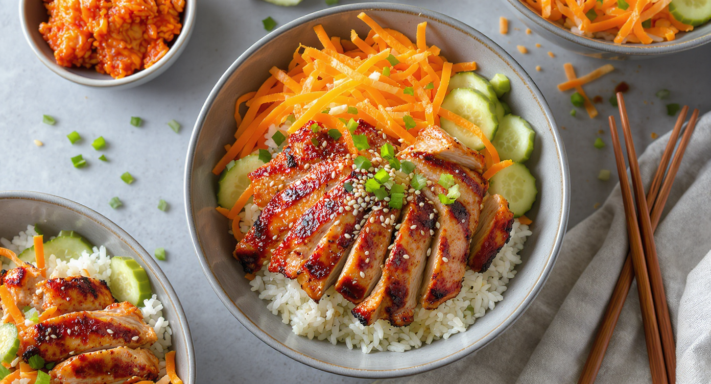 Korean-Inspired Chicken Bulgogi Rice Bowl