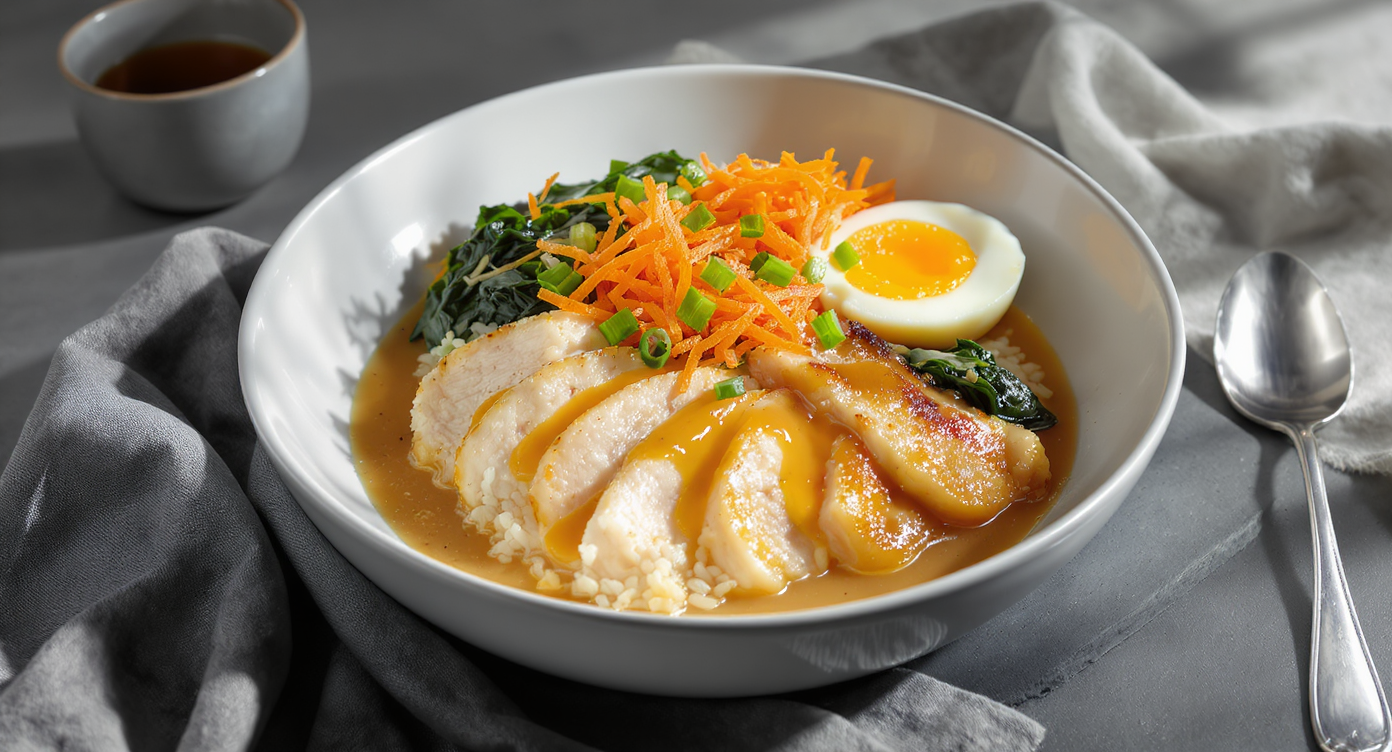 Soothing Ginger Chicken Rice Bowl (Gluten-Free, High Protein)