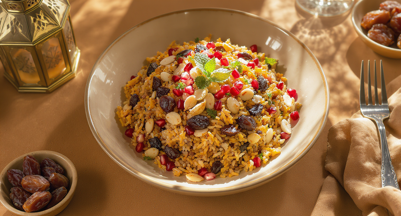 Desert Oasis Lentil & Date Pilaf