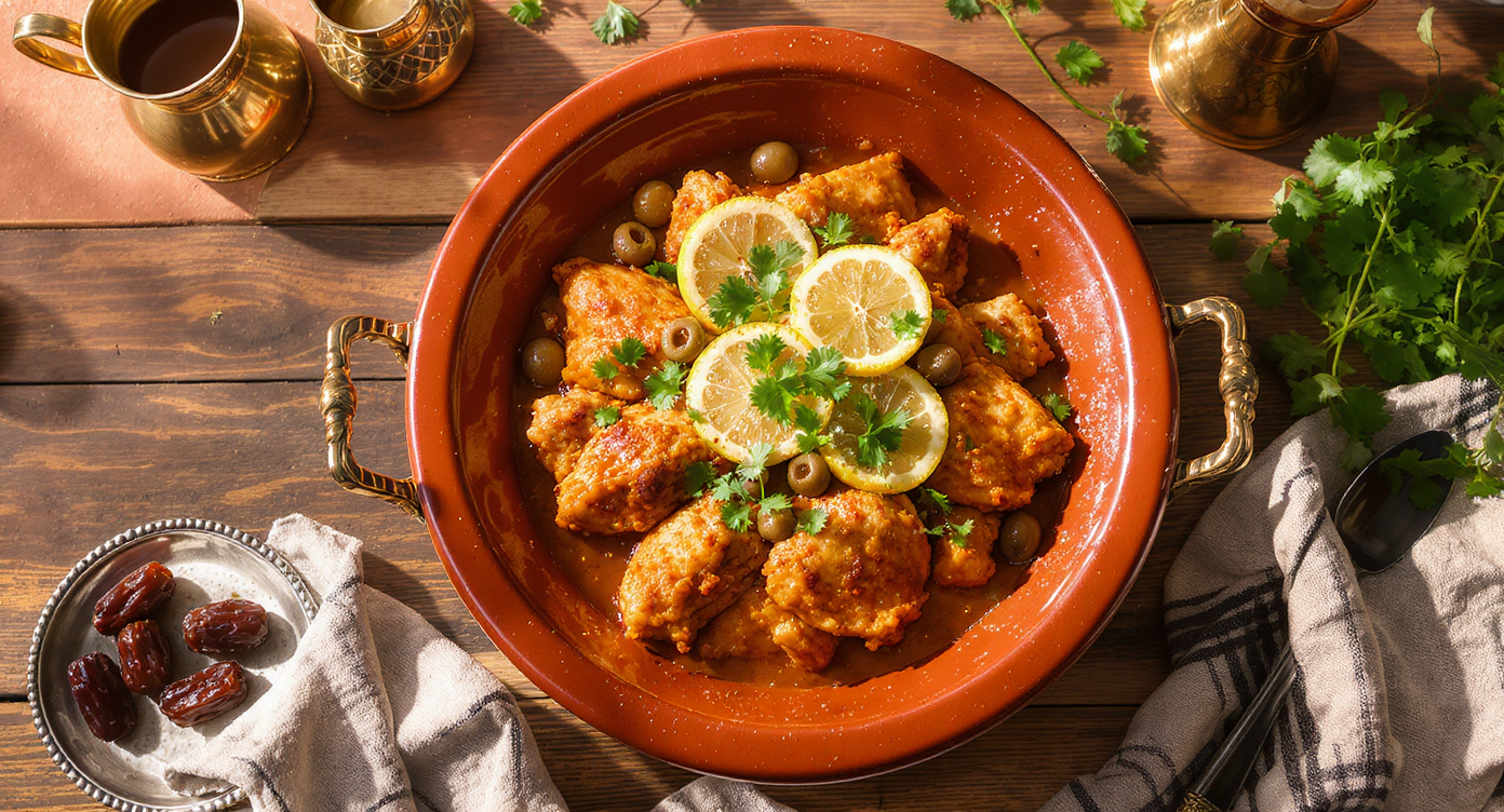 Berber-Spiced Chicken Tagine for One
