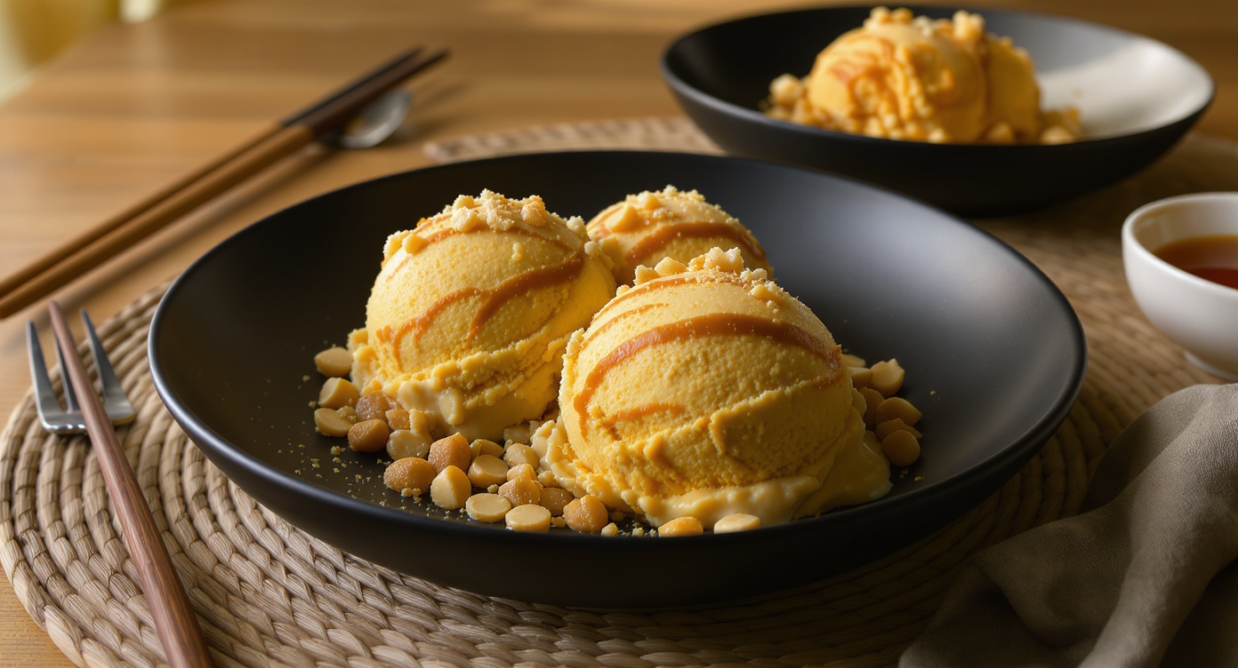 Spiced Tamarind & Peanut Ice Cream (Jeni Britton Style)