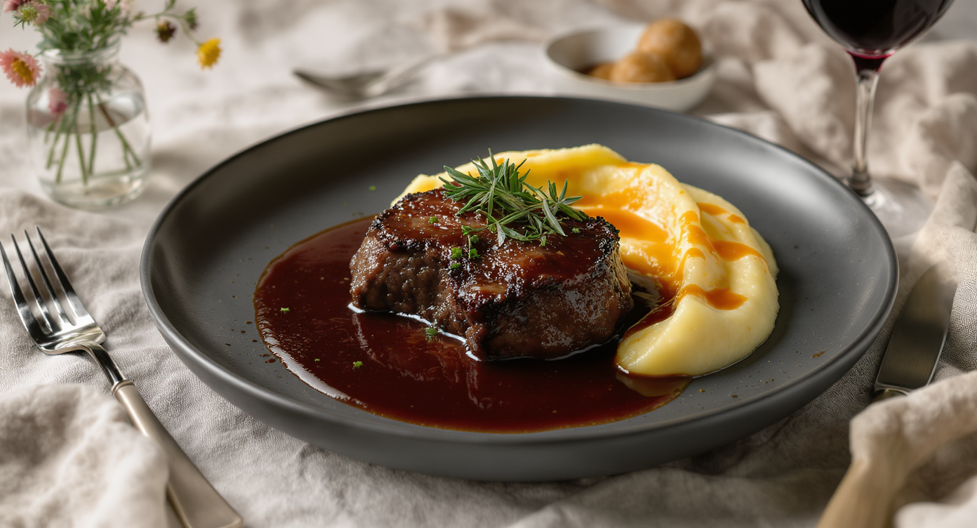 Braised Short Ribs in Red Wine (Venezia Giulia Style)