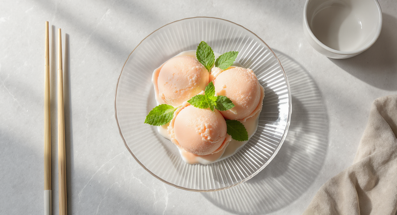 Jeni-Style Fresh Lychee Ice Cream