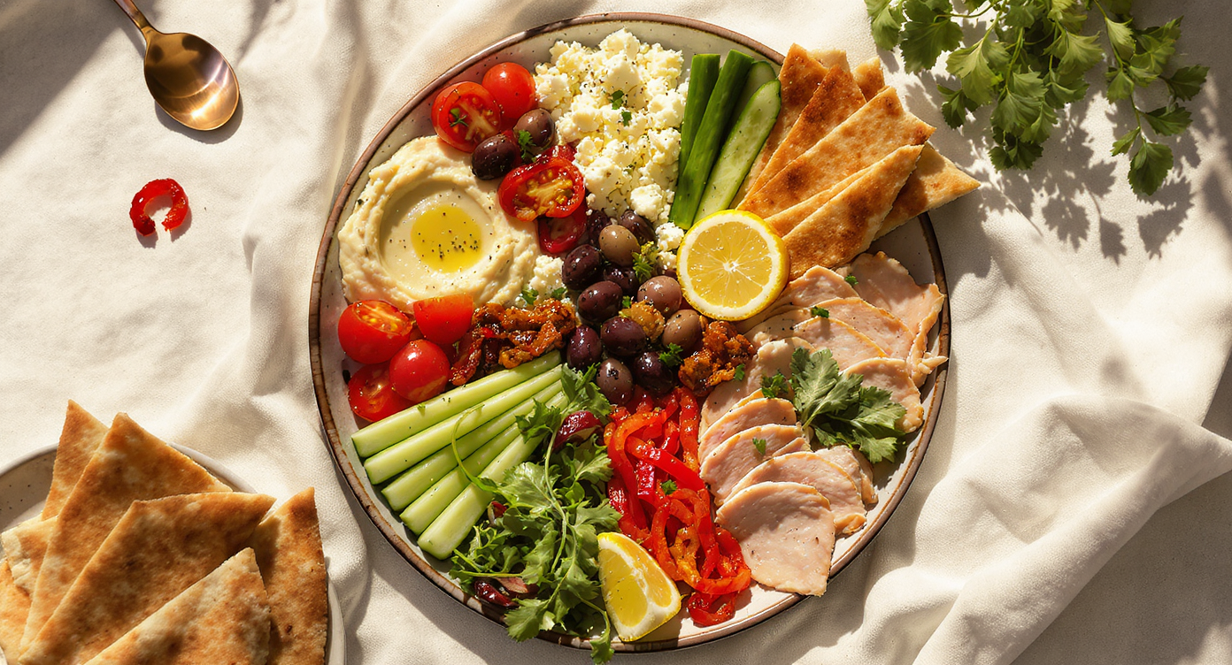 Mediterranean Hotel Room Mezze Boxes