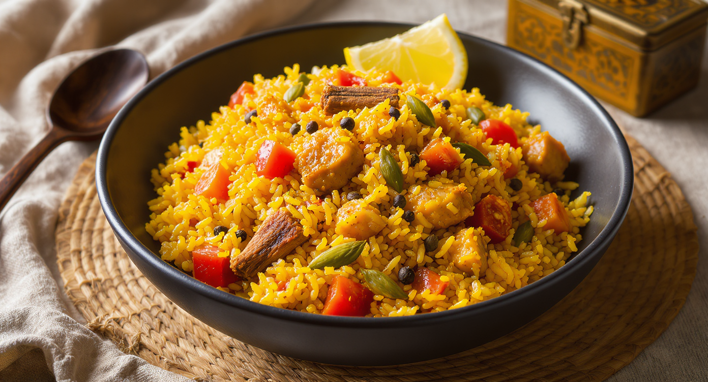 East African Indian-Style Chicken Pilau (Kenyan/Tanzanian/Ugandan Inspired)