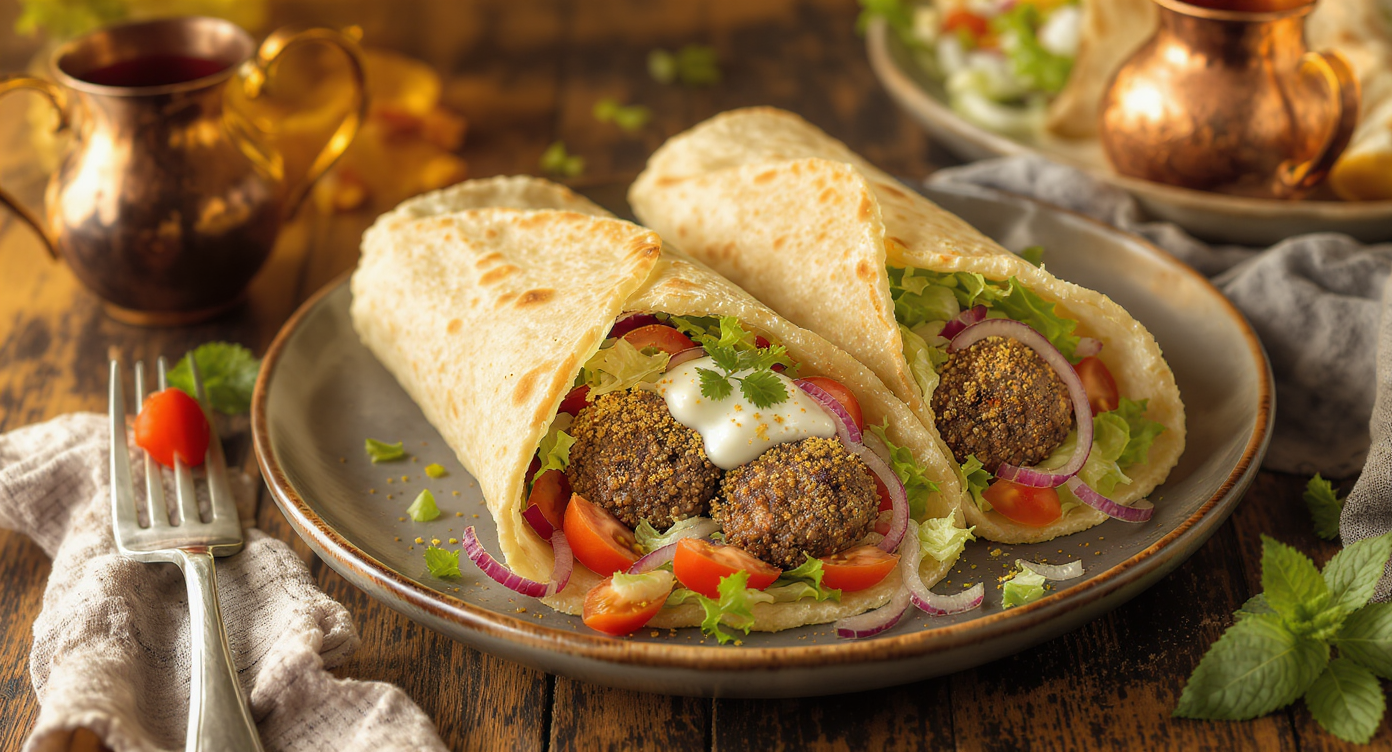 Turkish Lamb Köfte Wraps with Sumac Onions