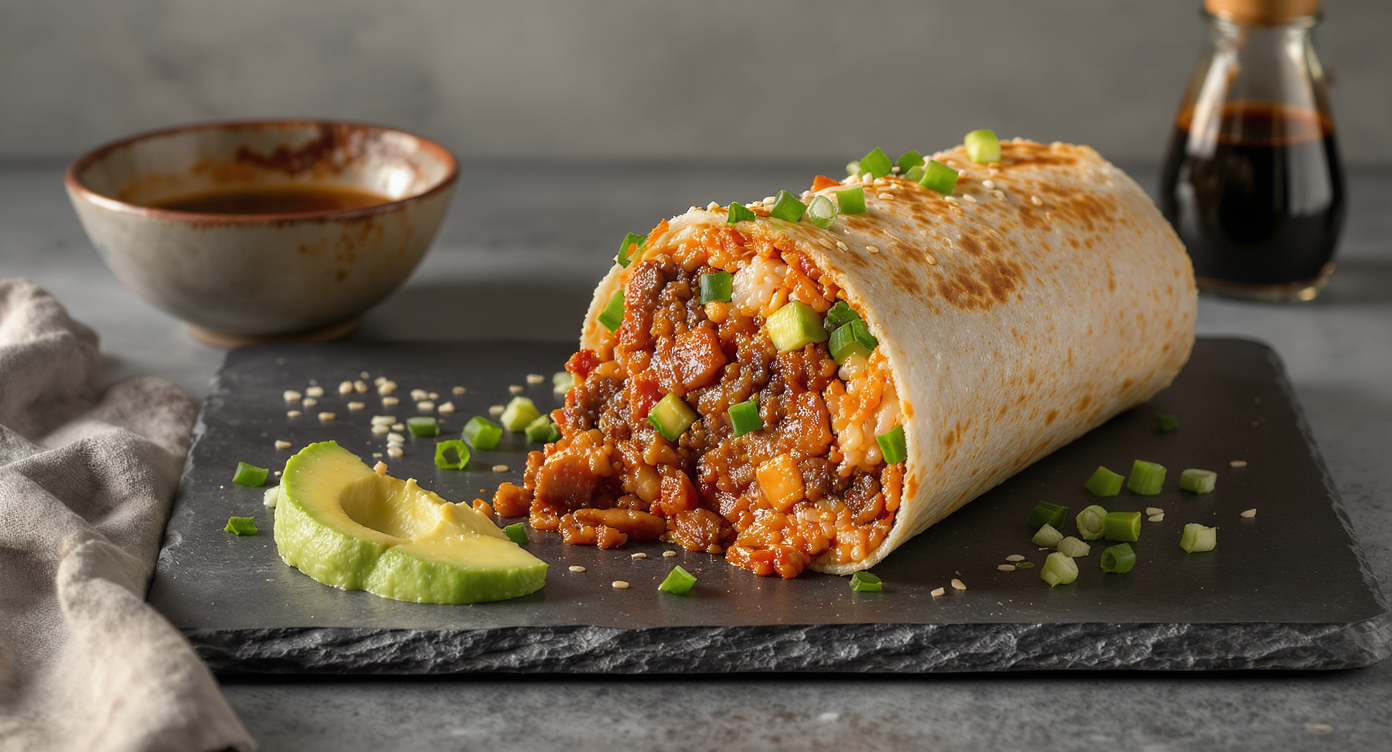 California Kimchi Bulgogi Beef Burrito