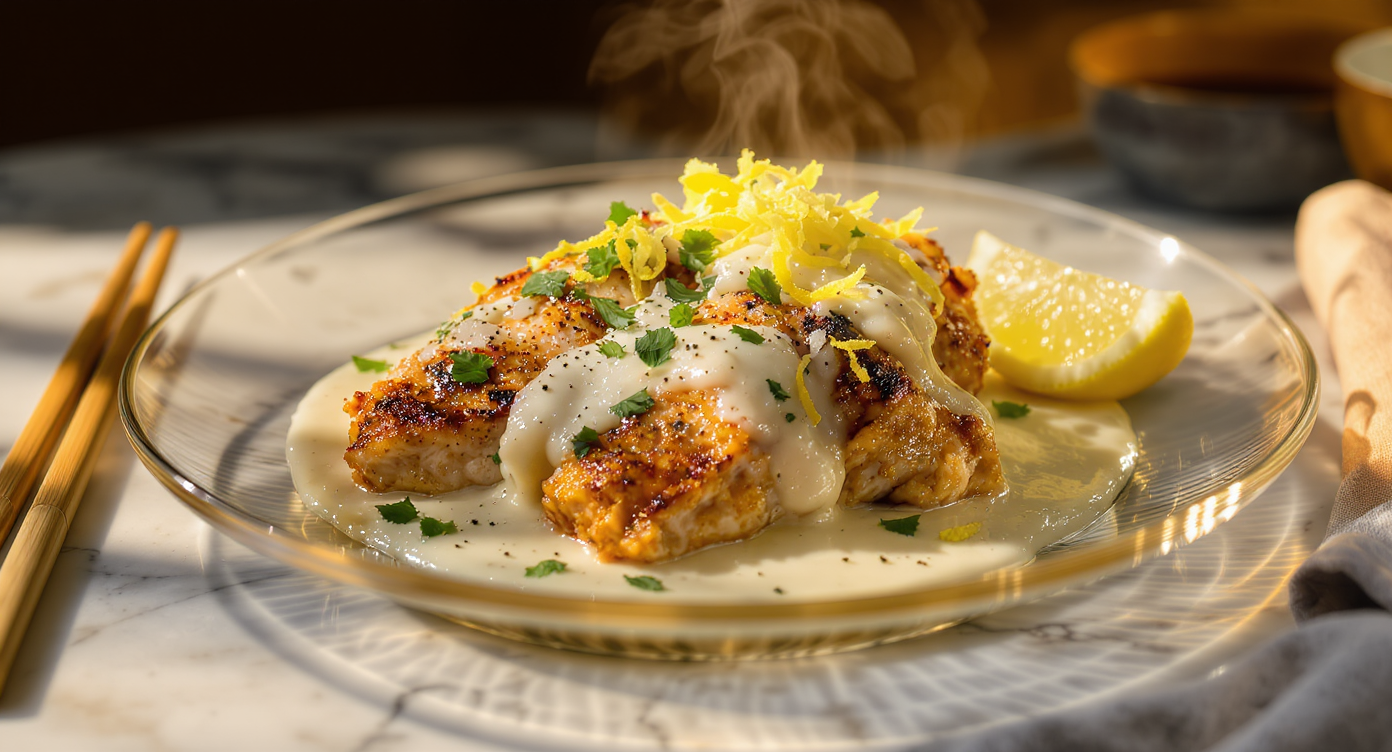 Pan-Seared Chicken with Tarragon Shallot Sauce