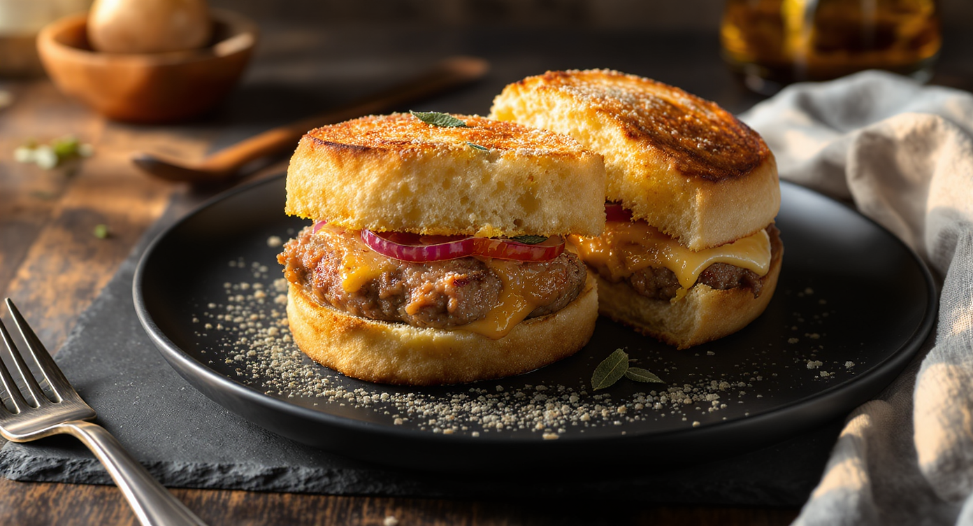 Unctuous Breakfast Sausage Patties for English Muffin Sandwiches