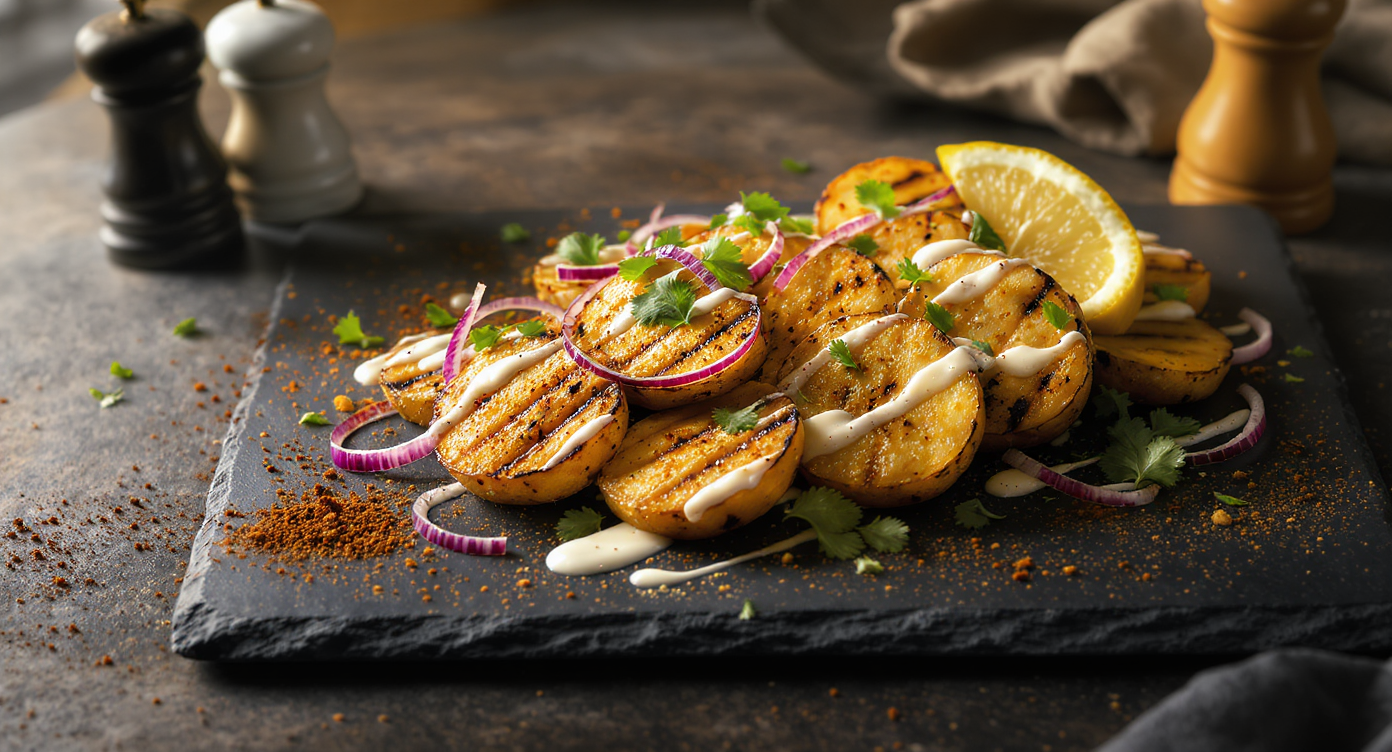 Grilled Indian-Spiced Potatoes