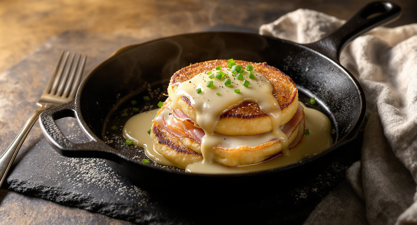 Croque Monsieur Pancakes