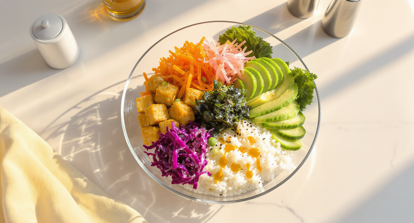 Cloud 9 Vegan Sushi Bowls (Inspired by Heroku)