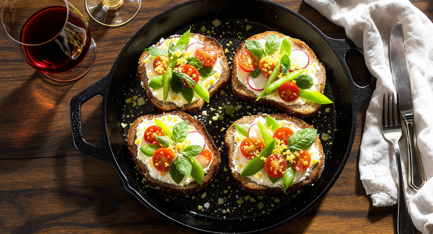 Minnesota Summer Farmers Market Toast