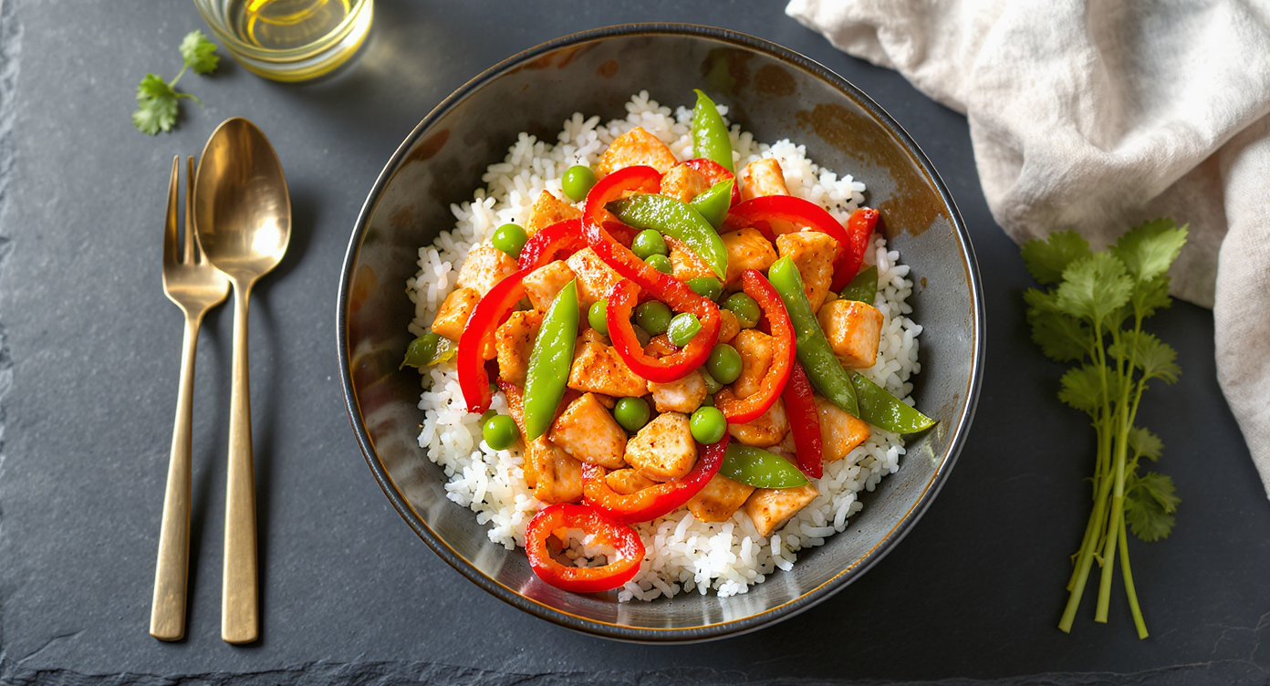 Simplified Thai-Inspired Chicken Stir-Fry