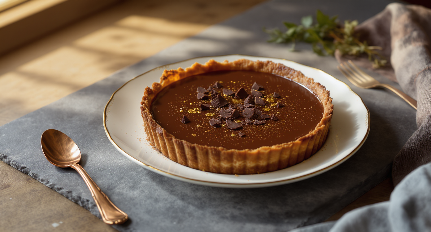 Spiced Chocolate Tart