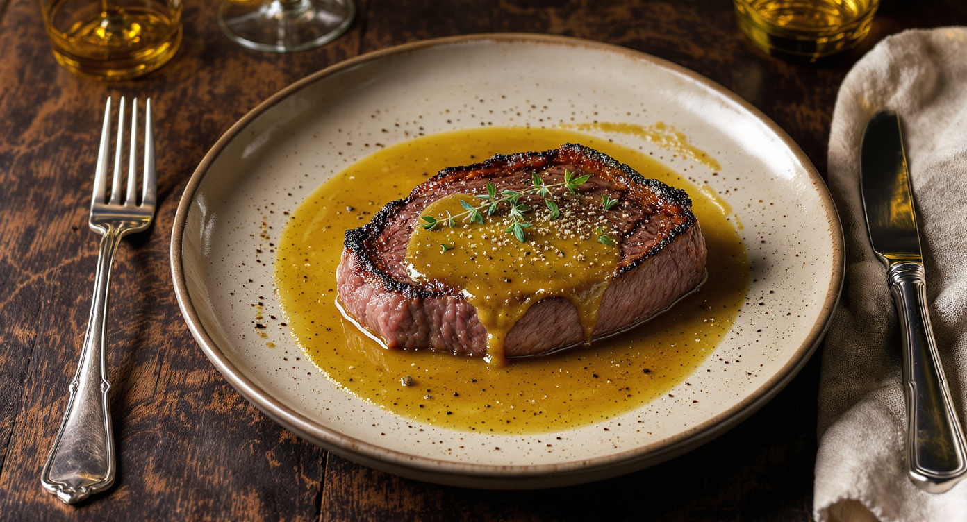 Filet Mignon with Classic Butter Pan Sauce