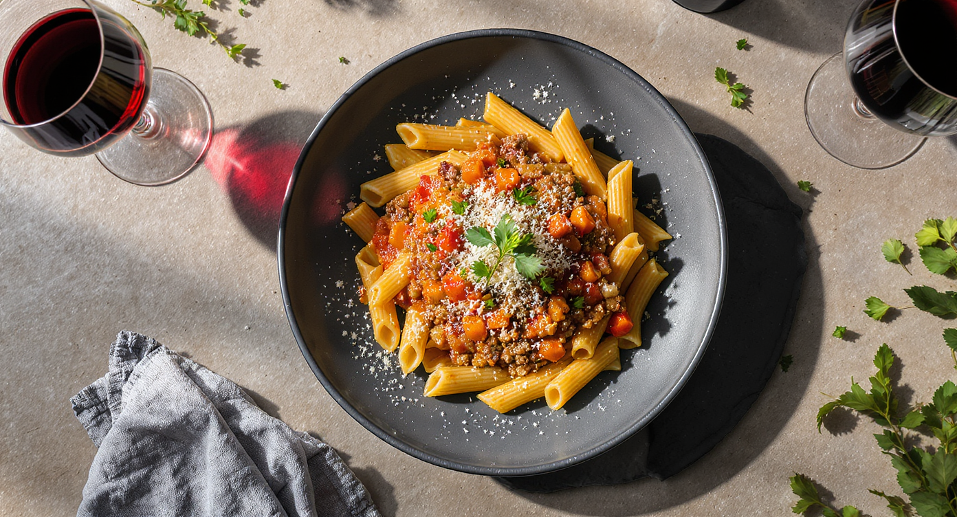 Red Wine Beef Ragu Pasta