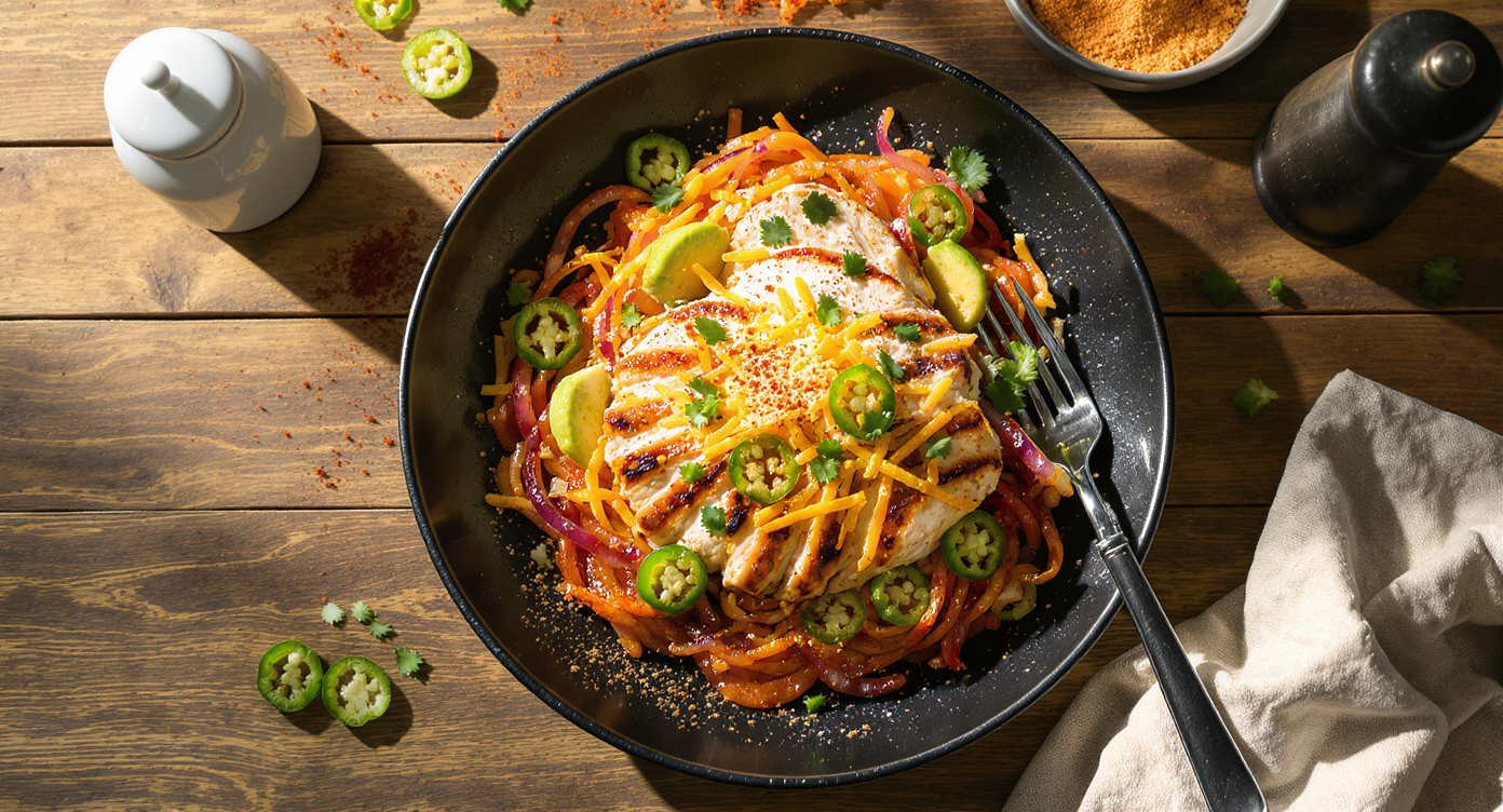 Spicy Mexican Chicken Skillet (High-Protein, Low-Carb)